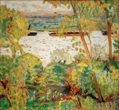 Rimorchiatore a Vernon da Pierre Bonnard