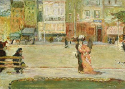 Scena di strada, Avenue Clichy, Parigi da Pierre Bonnard