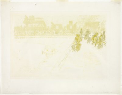 Il ponte, da Alcuni aspetti della vita parigina da Pierre Bonnard