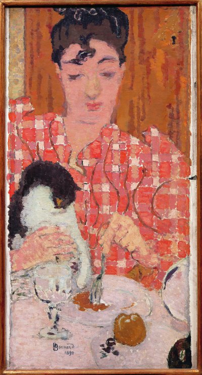 La camicetta a quadri, 1892 da Pierre Bonnard