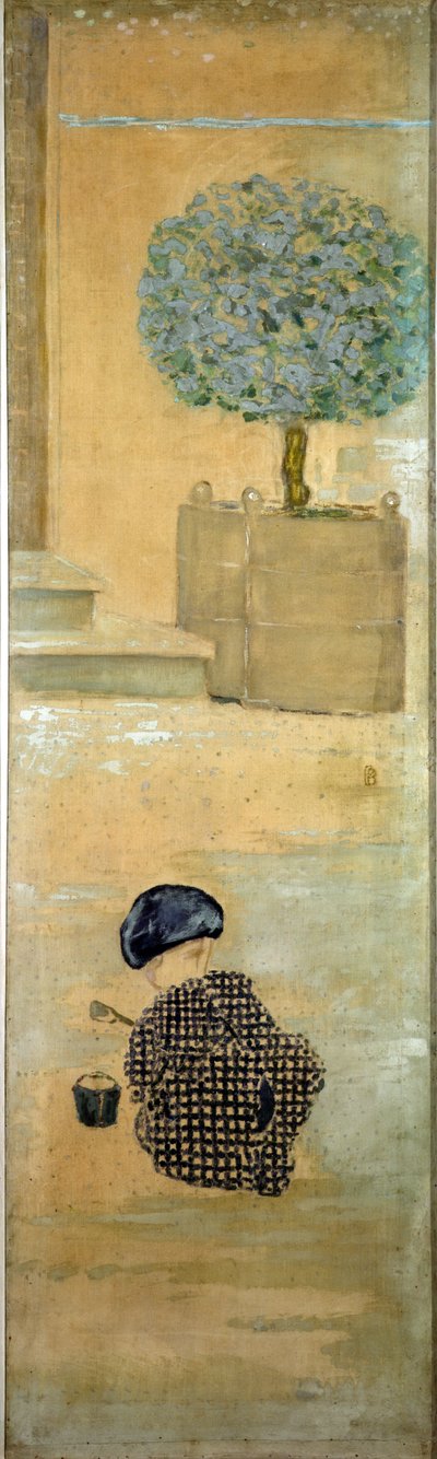 Il Bambino con un Castello di Sabbia, o Il Bambino con un Secchiello, 1894 da Pierre Bonnard