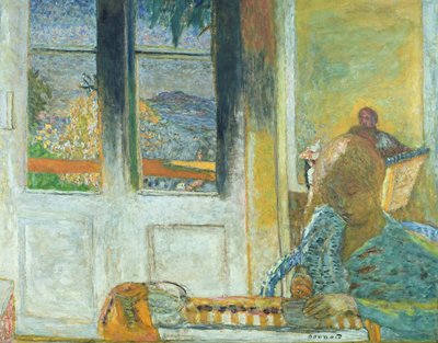 Le Finestre Francesi o, Mattina a Le Cannet, 1933 da Pierre Bonnard