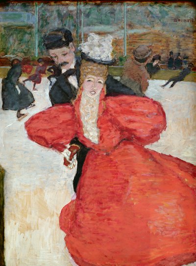 La pista di pattinaggio o I pattinatori, c.1896-98 da Pierre Bonnard