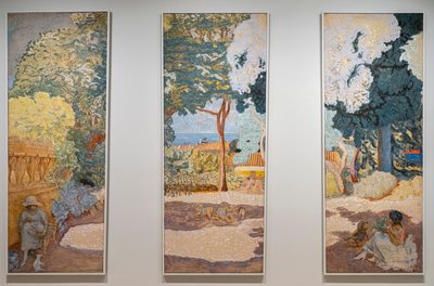 Il Mediterraneo. Trittico. Studio a Saint-Tropez da Pierre Bonnard