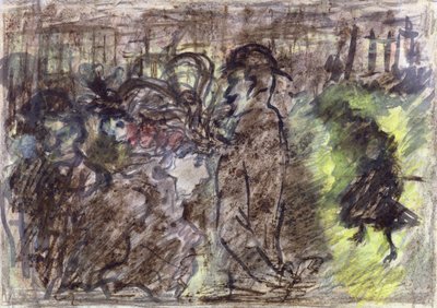 La Piazza, Sera, 1899 da Pierre Bonnard
