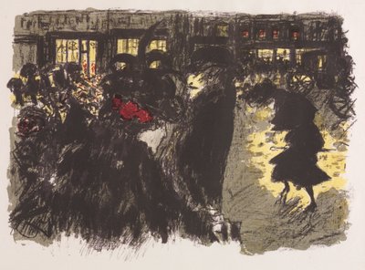 La Piazza di Sera da Pierre Bonnard