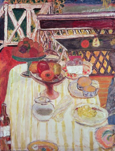 La tavola estiva, c.1917 da Pierre Bonnard