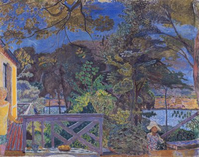 La Terrazza a Vernon, 1928 da Pierre Bonnard