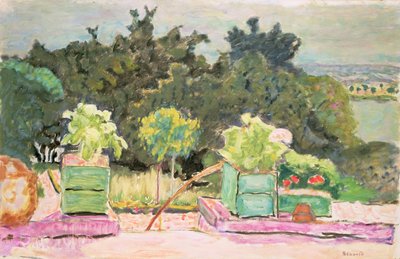 La terrazza a Vernonnet, 1913 da Pierre Bonnard