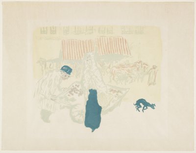 Il venditore di verdure, c. 1897 (pubblicato 1899) da Pierre Bonnard