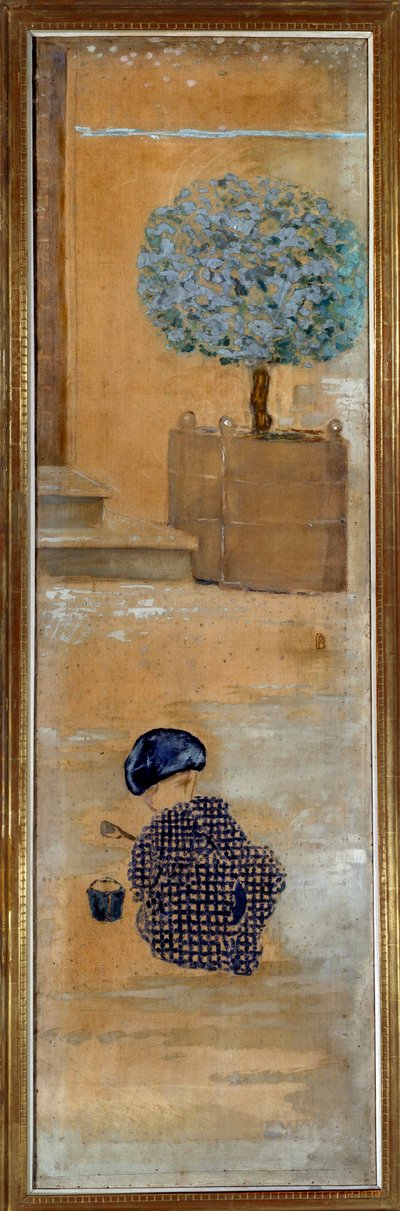 Il bambino nella sabbia o il bambino nel secchio da Pierre Bonnard
