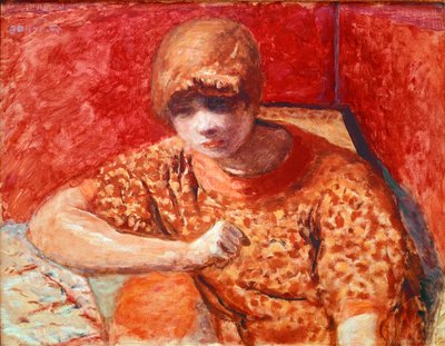 La camicetta arancione da Pierre Bonnard