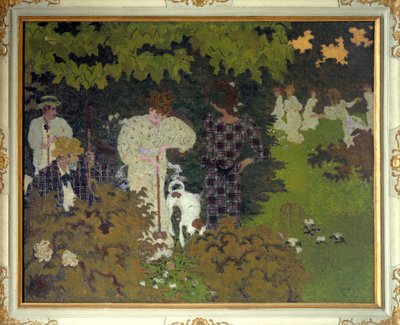 Crepuscolo o Festa del croquet da Pierre Bonnard