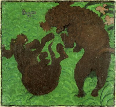 Due barboncini, 1891 da Pierre Bonnard
