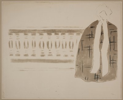 Senza titolo (donna sul balcone) da Pierre Bonnard