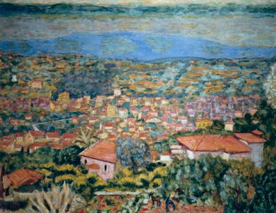 Vista di Le Cannet, Tetti (Alpi Marittime, Provenza-Alpi-Costa Azzurra) da Pierre Bonnard