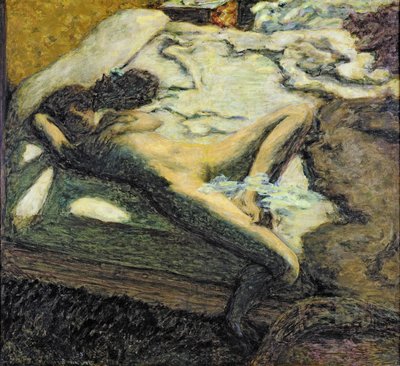 Donna sdraiata su un letto, o La donna indolente da Pierre Bonnard