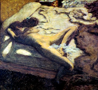 Donna sdraiata su un letto, o La donna indolente, 1899 da Pierre Bonnard