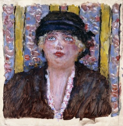 Donna con cappello, c.1920 da Pierre Bonnard