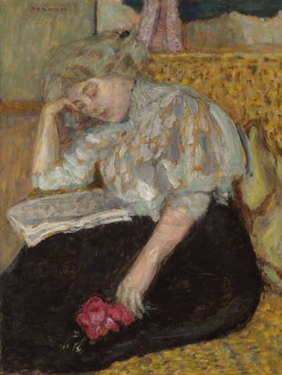 Donna con Rosa; Femme à la rose da Pierre Bonnard