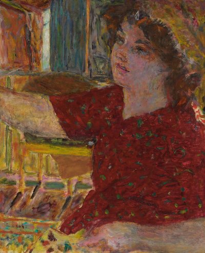 Giovane donna che dipinge da Pierre Bonnard