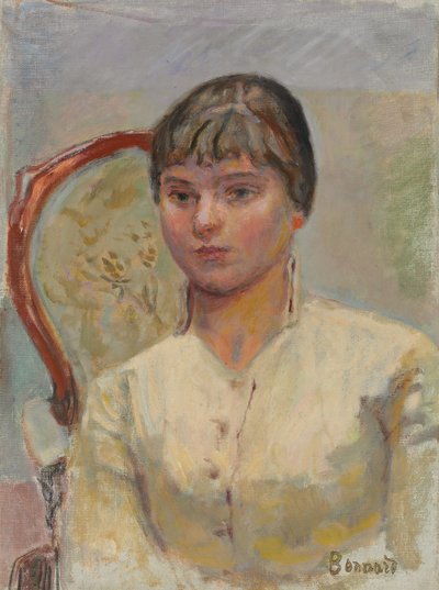 Giovane donna in poltrona (studio), c.1916 da Pierre Bonnard