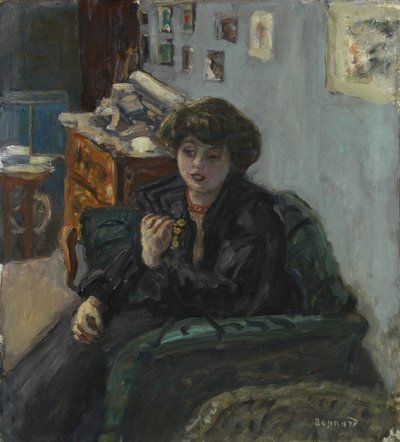 Giovane Donna in un Interno da Pierre Bonnard
