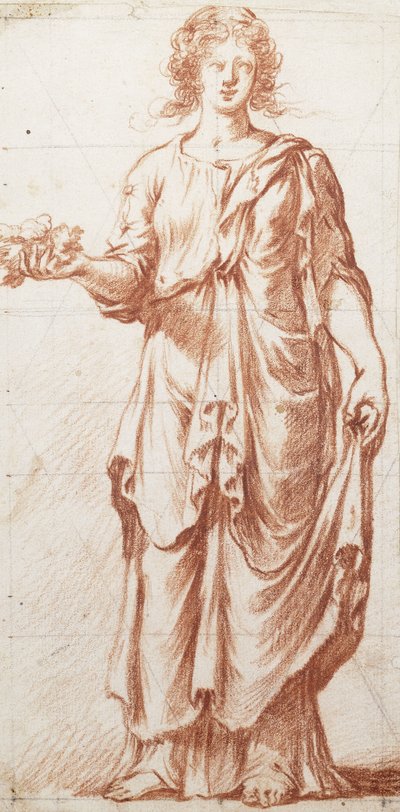 Una figura allegorica in piedi da Pierre Brebiette