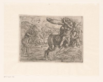 Ercole salva Deianira da Nesso da Pierre Brebiette