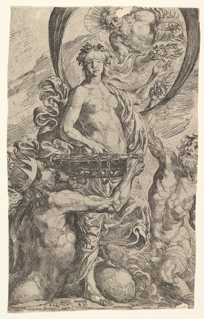 Giove, Plutone e Nettuno offrono le loro ricchezze alla Fortuna da Pierre Brebiette