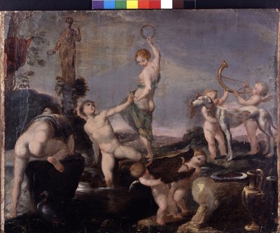 La caccia di Meleagro con il cinghiale da Pierre Brebiette