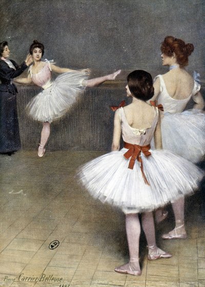 Danza classica: ballerine nel 1897 di Pierre Carrier Belleuse da Pierre Carrier Belleuse
