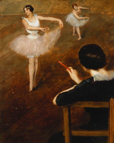 La lezione di balletto da Pierre Carrier Belleuse