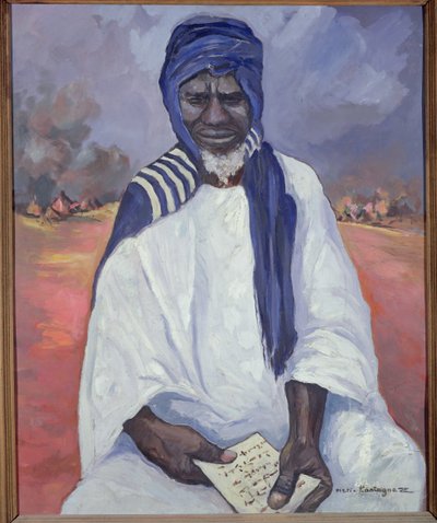 Ritratto di Amami Samori Toure (c.1830-1900) da Pierre Castagnez