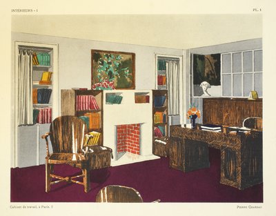 Cabinet de travail I, a Parigi, illustrazione da 