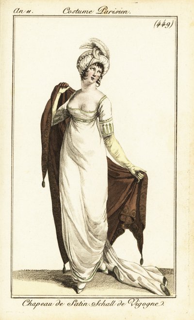Merveilleuse in abito da opera, Parigi da Pierre Charles Baquoy