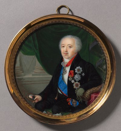 Ritratto del Principe Alexander Bezborodko da Pierre Charles Cior