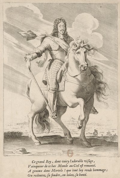 Ritratto equestre di Luigi XIII di Francia da Pierre Daret