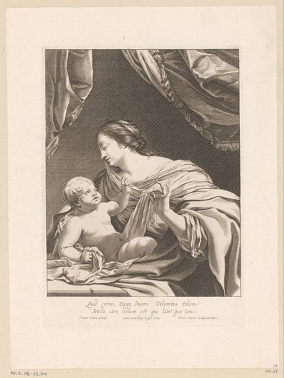 Maria con Bambino da Pierre Daret