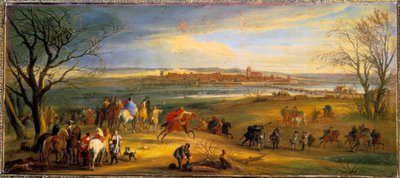 La Guerra di Devoluzione (1667-1668): Cattura di Dole in Franca Contea da parte del re Luigi XIV, 16 febbraio da Pierre Denis Martin