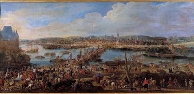 Veduta della città di Rouen presa da Saint Sever da Pierre Denis Martin