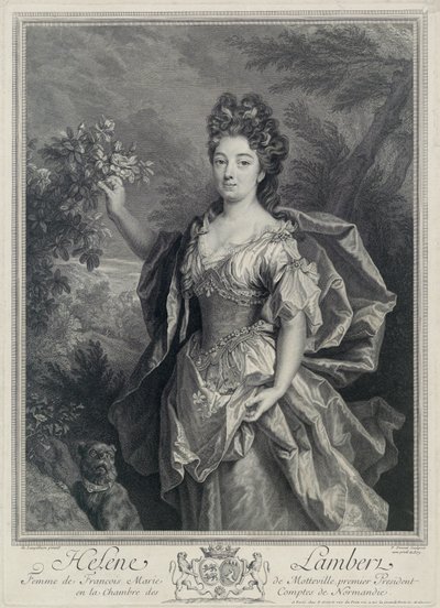 Helene de Motteville da Pierre Drevet