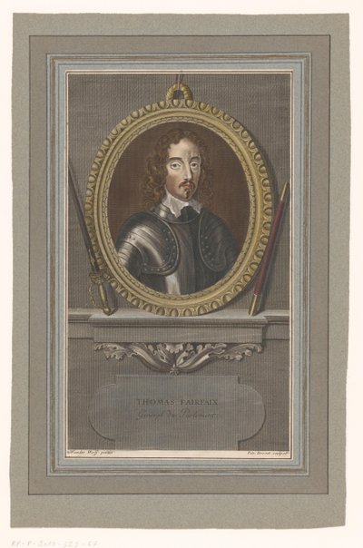 Ritratto di Thomas Fairfax da Pierre Drevet