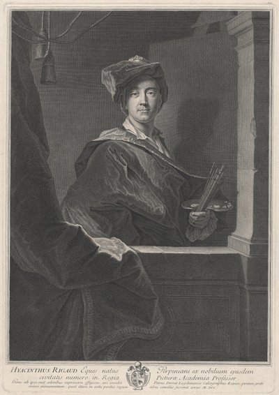 Hyacinthe Rigaud da Pierre Drevet, after Hyacinthe Rigaud