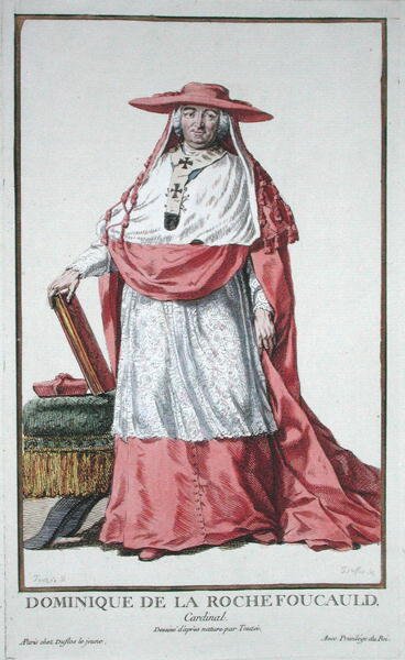 Cardinale Dominique de la Rochefoucauld da 