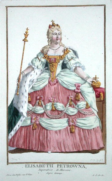 Elisabetta Petrovna (1709-62) Imperatrice di Russia (1741-62) da 