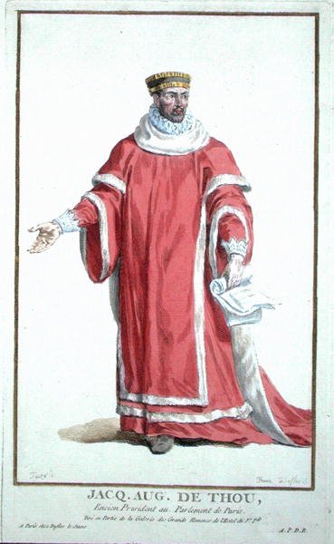 Jacques Auguste de Thou (1533-1617) da 