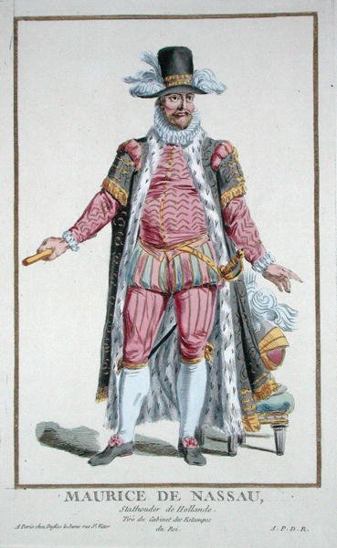 Principe Maurizio di Nassau (1567-1625) Statolder della Repubblica Olandese da 