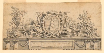 Progetto per un Frontespizio da Pierre Edme Babel