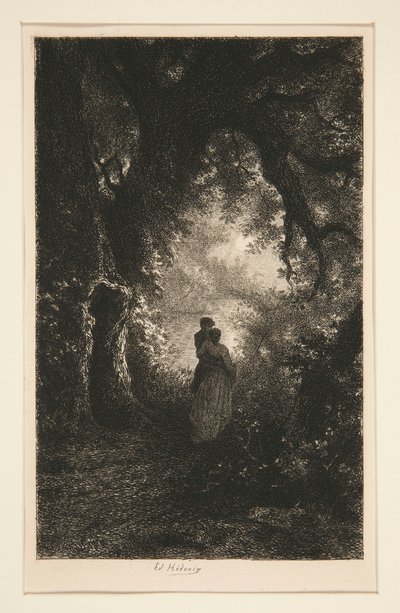 Silenzio e Notte dei Boschi da Pierre Edmond Alexandre Hedouin
